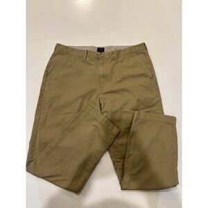 J.Crew Pants Mens 36x30 The Sutton Straight Leg Chino Zip Fly Cotton Khaki